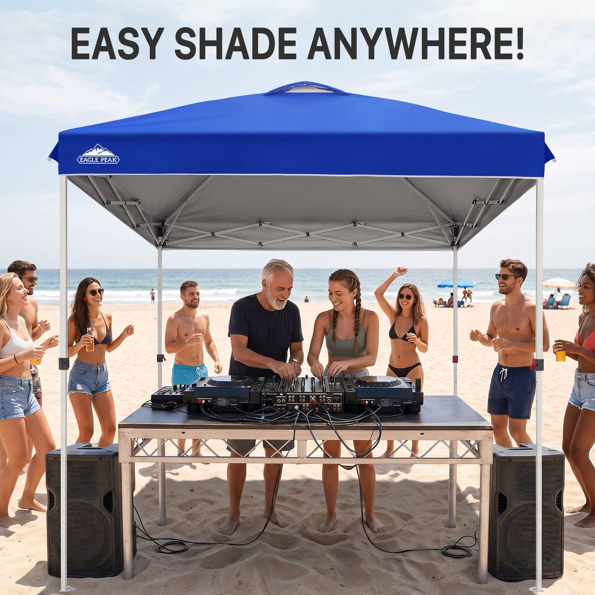 8x8 Pop Up Canopy Tent Easy Up Canopy Outdoor - Eagle Peak®