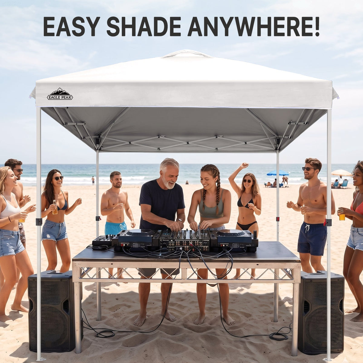 8x8 Pop Up Canopy Tent Easy Up Canopy Outdoor - Eagle Peak®