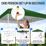 8x8 Pop Up Canopy Tent Easy Up Canopy Outdoor - Eagle Peak®