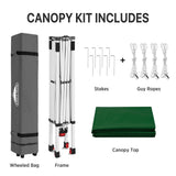 8x8 Pop Up Canopy Tent Easy Up Canopy Outdoor - Eagle Peak®