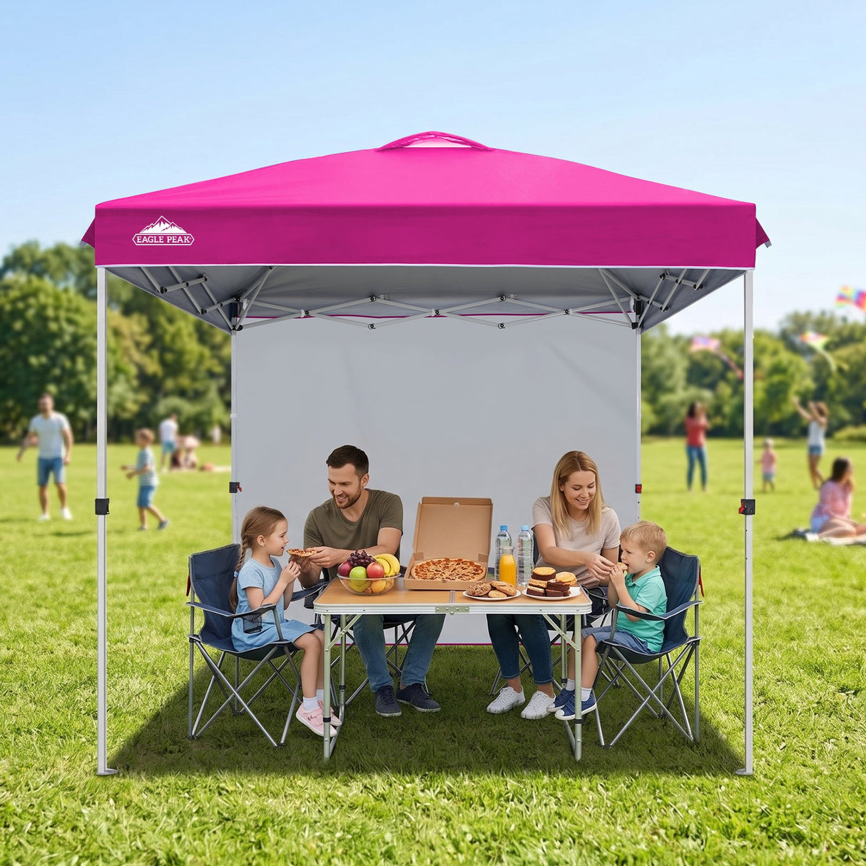 8x8 Pop Up Canopy Tent with 1 Sidewall - Eagle Peak®