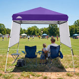 8x8 Pop Up Canopy Tent with 3 Half Walls, Compact - Eagle Peak®