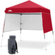 8x8 Pop Up Canopy Tent with 3 Half Walls, Compact - Eagle Peak®