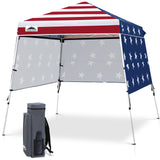 8x8 Pop Up Canopy Tent with 3 Half Walls, Compact - Eagle Peak®