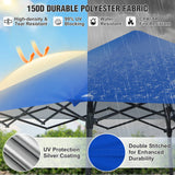 8x8 Pop Up Canopy Tent with Extended Eaves & Sidewall - Eagle Peak Custom Canopy Tent