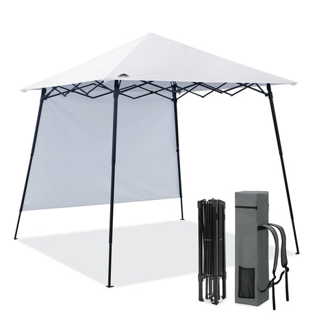 8x8 Pop Up Canopy Tent with Extended Eaves & Sidewall - Eagle Peak Custom Canopy Tent