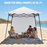 8x8 Pop Up Canopy Tent with Extended Eaves & Sidewall - Eagle Peak®