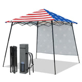 8x8 Pop Up Canopy Tent with Extended Eaves & Sidewall - Eagle Peak®