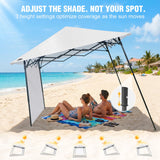 8x8 Pop Up Canopy Tent with Extended Eaves & Sidewall - Eagle Peak®