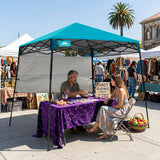 8x8 Pop Up Canopy Tent with Sidewall,8x8 Base 6x6 Top - Eagle Peak