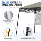 8x8 Pop Up Canopy Tent with Sidewall,8x8 Base 6x6 Top - Eagle Peak Custom Canopy Tent
