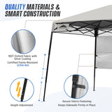 8x8 Pop Up Canopy Tent with Sidewall,8x8 Base 6x6 Top - Eagle Peak