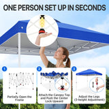 8x8 Pop Up Straight Leg Canopy - Eagle Peak
