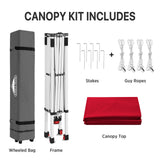8x8 Pop Up Straight Leg Canopy - Eagle Peak