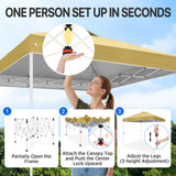 8x8 Pop Up Straight Leg Canopy - Eagle Peak