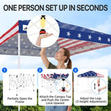 8x8 Pop Up Straight Leg Canopy - Eagle Peak