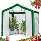 8x8 Portable Walk - in Greenhouse with Polyester Reinforced Corners - Eagle Peak Custom Canopy Tent