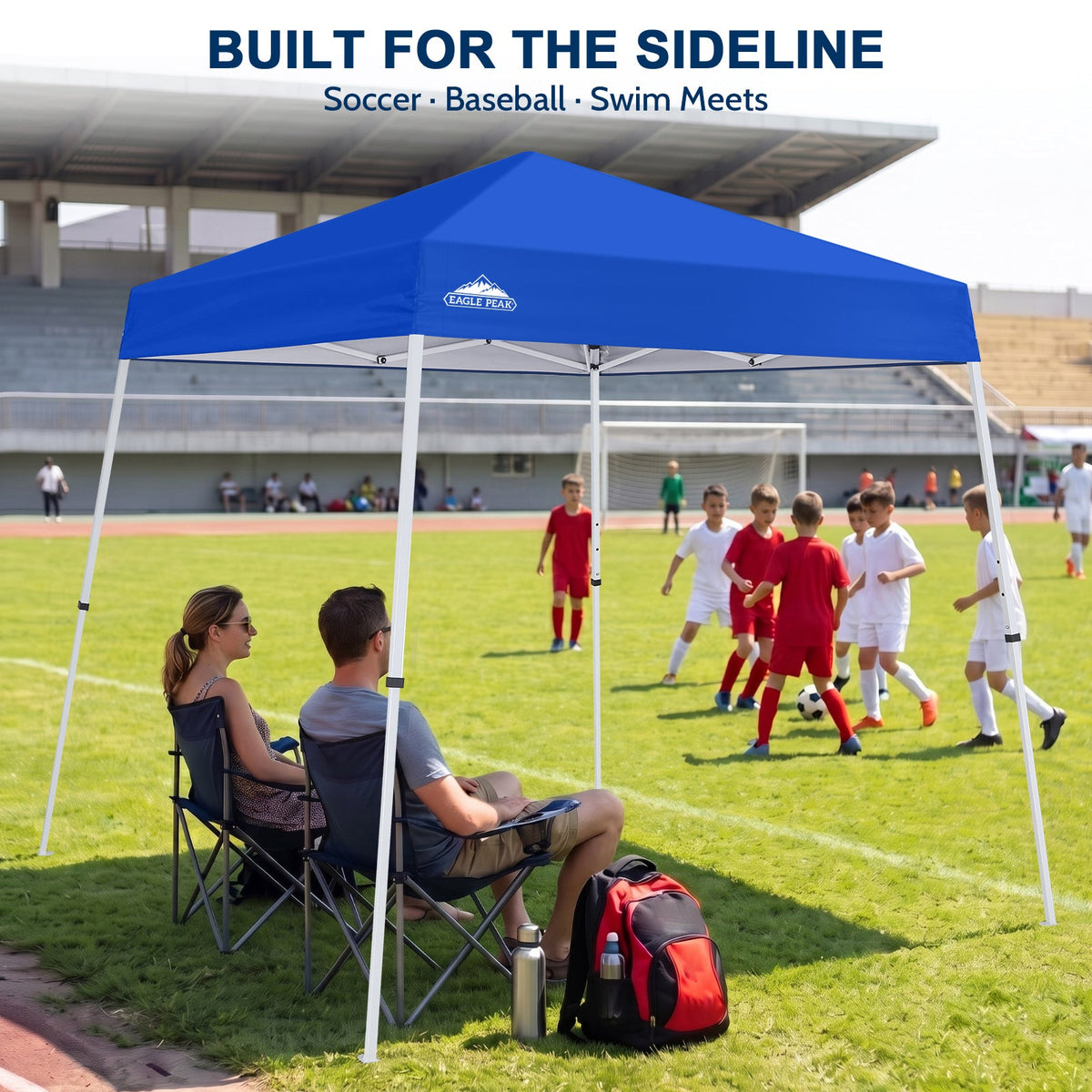 8x8 Slant Leg Pop Up Canopy Tent - Eagle Peak®