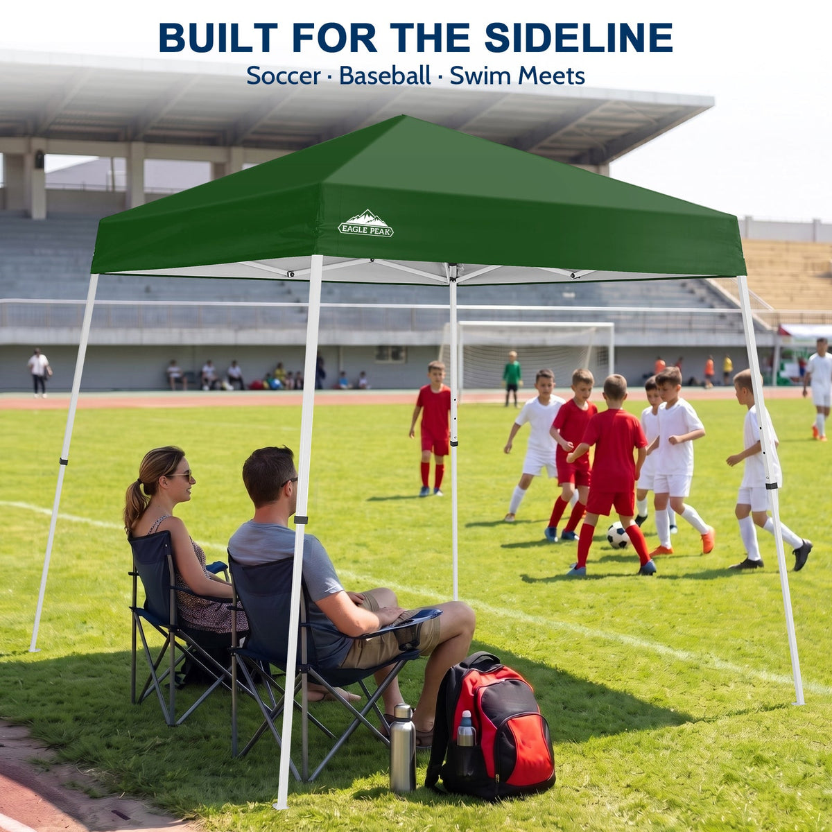 8x8 Slant Leg Pop Up Canopy Tent - Eagle Peak®
