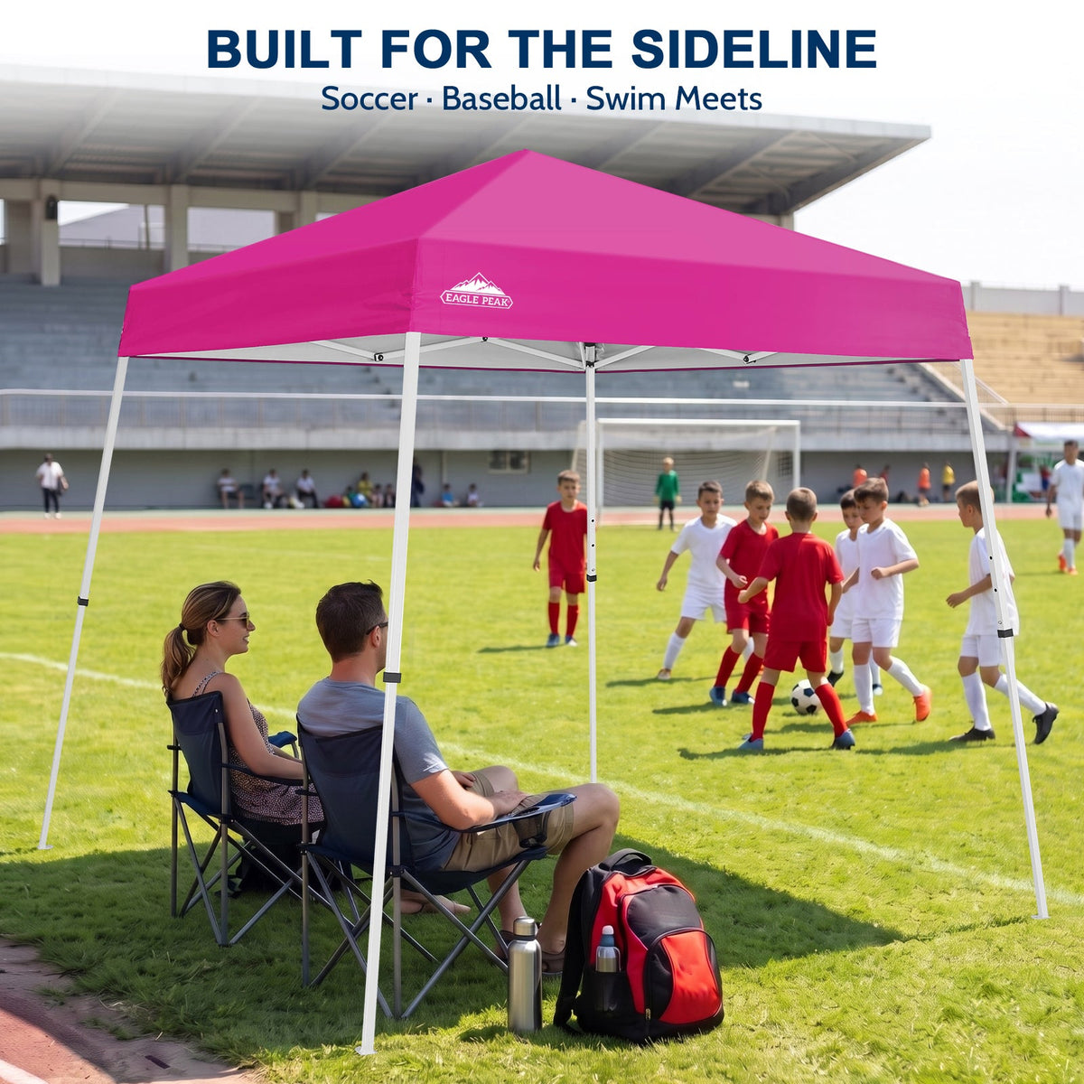 8x8 Slant Leg Pop Up Canopy Tent - Eagle Peak®