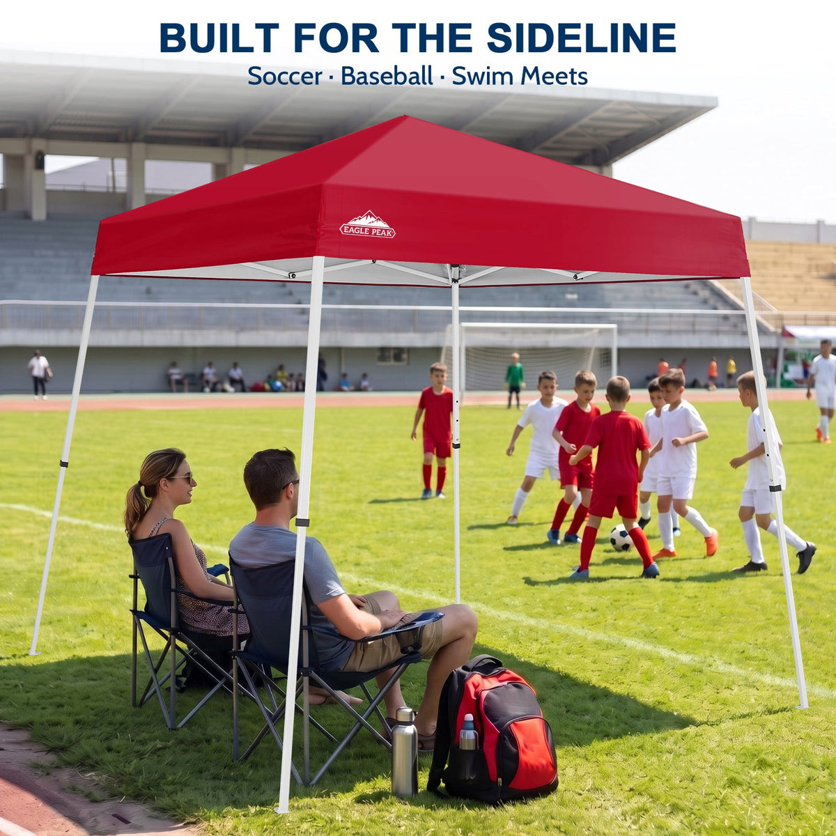 8x8 Slant Leg Pop Up Canopy Tent - Eagle Peak®