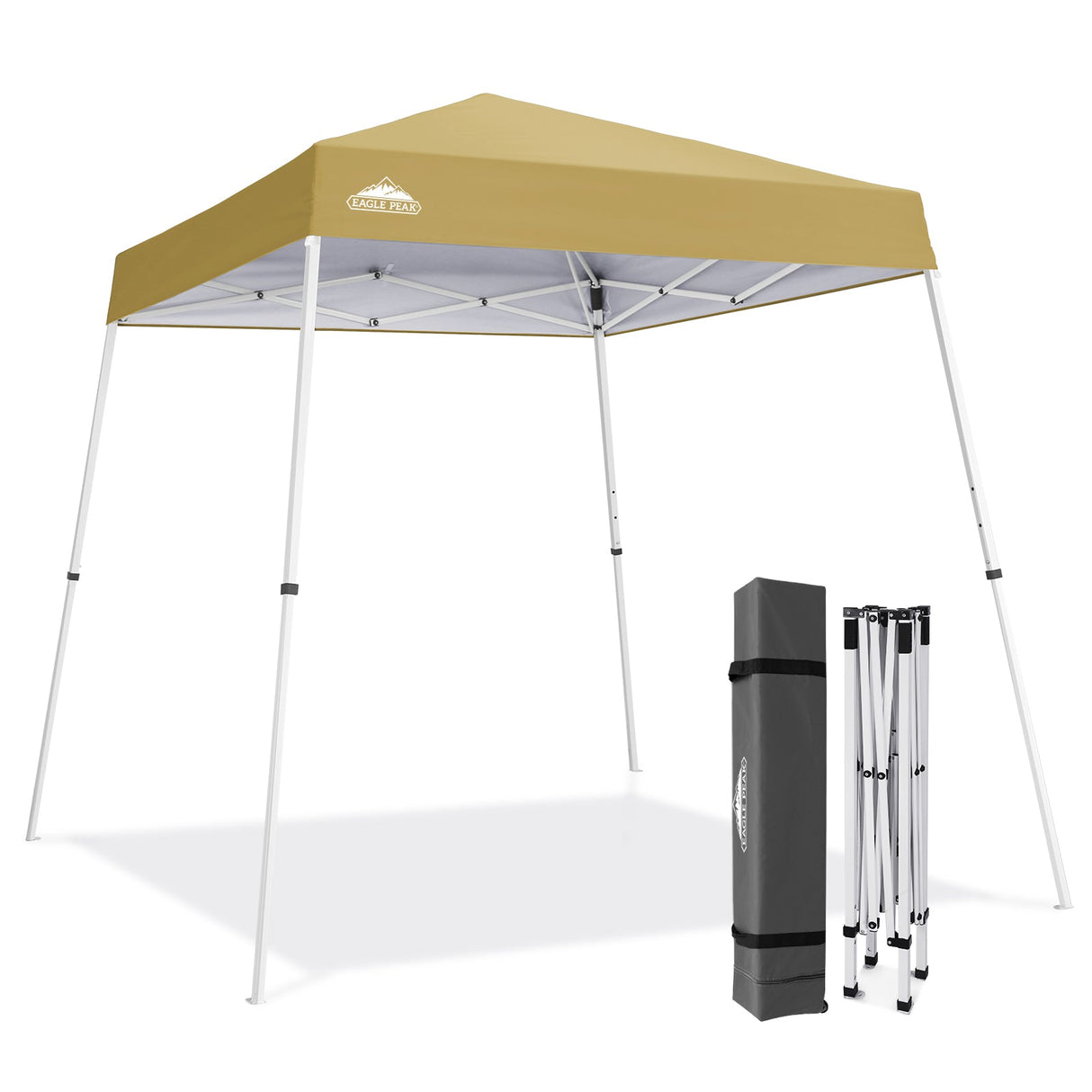 8x8 Slant Leg Pop-up Canopy Tent, Shelter 8x8 Base 6x6 Top - Eagle Peak®
