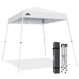 8x8 Slant Leg Pop-up Canopy Tent, Shelter 8x8 Base 6x6 Top - Eagle Peak®