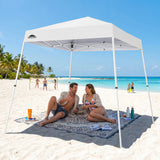 8x8 Slant Leg Pop-up Canopy Tent, Shelter 8x8 Base 6x6 Top - Eagle Peak®