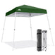 8x8 Slant Leg Pop-up Canopy Tent, Shelter 8x8 Base 6x6 Top - Eagle Peak®