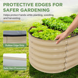 9 in 1 Modular 17in Customizable Elevated Raised Garden Bed, Olive Green - Eagle Peak®