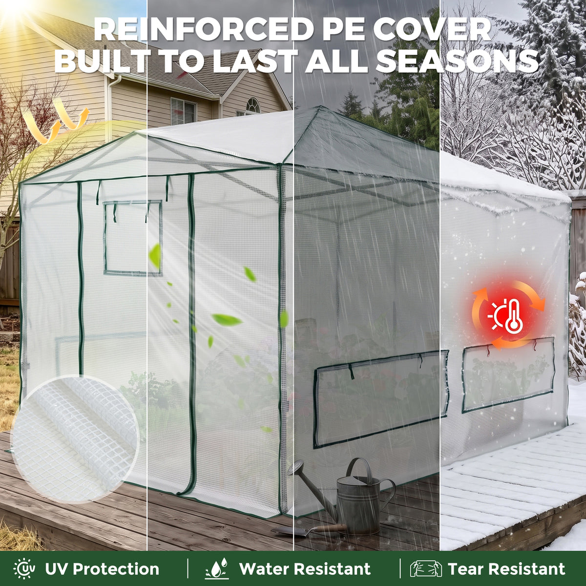 12x8 Easy Setup Pop Up Greenhouse, Support Pole