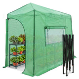 10x5 Easy Setup Pop Up Greenhouse, Lean-To Design