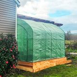 9.9x4.9x7.1 Outdoor Lean to Walk - in Greenhouse with Shelf - Eagle Peak Custom Canopy Tent