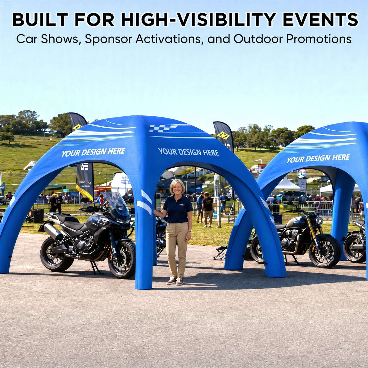 Custom Inflatable Event Tent with Logo, Spider Tent