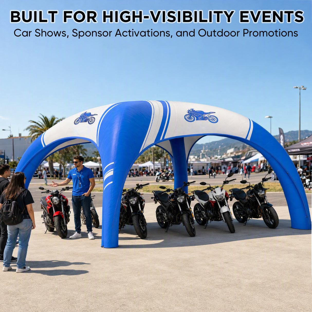 Custom Inflatable Event Tent with Logo, Spider Tent