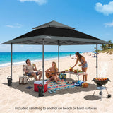 13x13 Straight Leg Pop Up Canopy Tent with 169 sqft of Shade