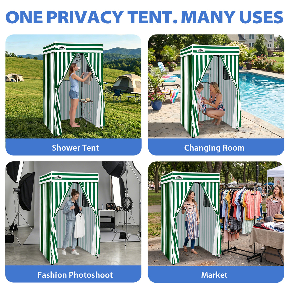 Flat Top 4x4 Pop-up Canopy Changing Room