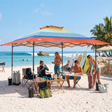 13x13 Straight Leg Pop Up Canopy Tent with 169 sqft of Shade