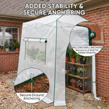 9x4 Easy Setup Pop Up Greenhouse, Lean-To Design - Eagle Peak®
