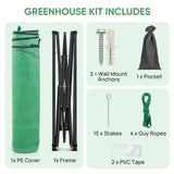 9x4 Easy Setup Pop Up Greenhouse, Lean-To Design - Eagle Peak®