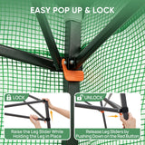 9x4 Easy Setup Pop Up Greenhouse, Lean-To Design - Eagle Peak®