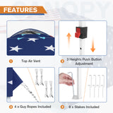 10x10 Commercial Pop up Canopy with 1 Sidewall
