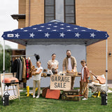 10x10 Commercial Pop up Canopy with 1 Sidewall