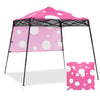 EAGLE PEAK Day Tripper 8x8 Slant Leg Lightweight Compact Portable Canopy w/ Backpack Easy Set-up (36 sqft of Shade)