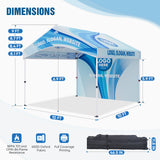 Alps Aluminum Frame Gable Roof Custom Canopy Tent 10x10 - Eagle Peak Custom Canopy Tent