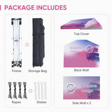 Alps Gable Roof custom Canopy Tent 10x10 with Logo, CLICK TO CONFIGURE - Package Prices Start at $489.99 - Eagle Peak Custom Canopy Tent