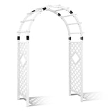 EAGLE PEAK Wood Arbor Garden Trellis Archway, Wedding Arch for Ceremony, Outdoor Wooden Pergola for Climbing Plant, 92 in