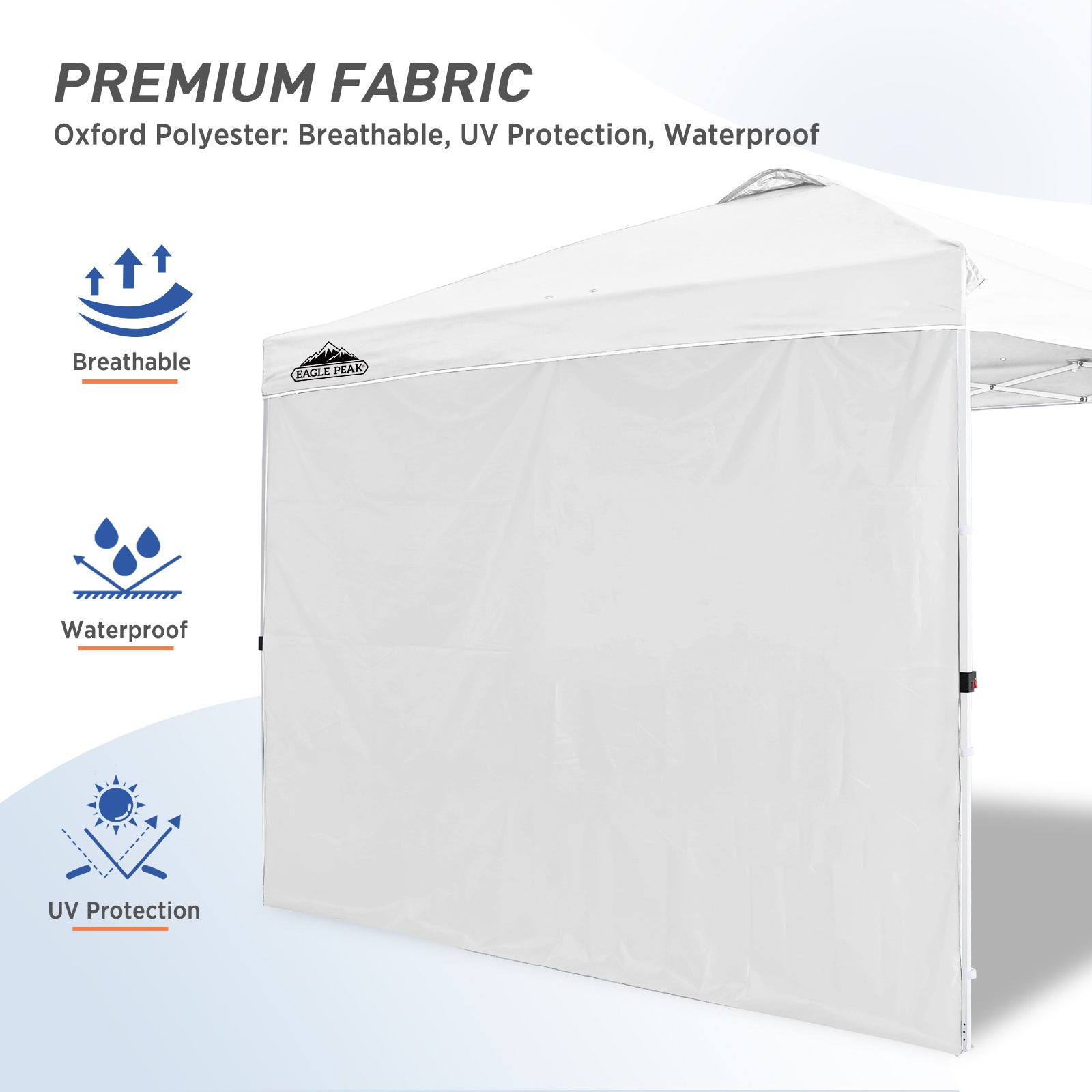 CanopyAL クリア SkyWays® Hip Versatile Square Shade Umbrella