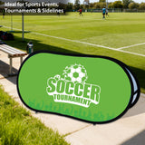 Custom A Frame Pop Up Banner Display, Vertical/Triangle/Oval/Circle/Horizontal - Eagle Peak Custom Canopy Tent