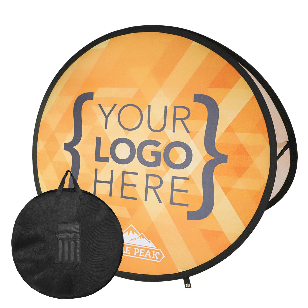 Custom A Frame Pop Up Banner Display, Vertical/Triangle/Oval/Circle/Horizontal - Eagle Peak Custom Canopy Tent